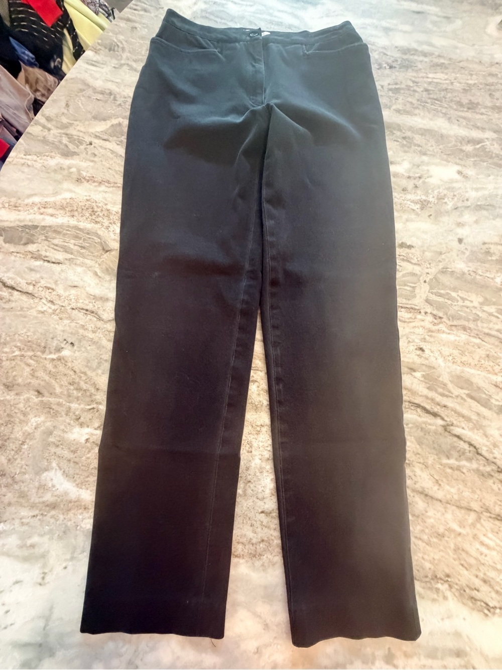 Jones Sport Women’s Size 10 Black Stretch Straight Leg Pants